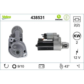 Startér VALEO 438531