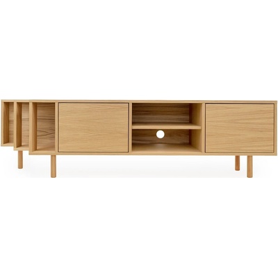 Woodman Маса за телевизор от декор от дъб в естествен цвят 189x50x44 cm Shift - Woodman (298223001012)
