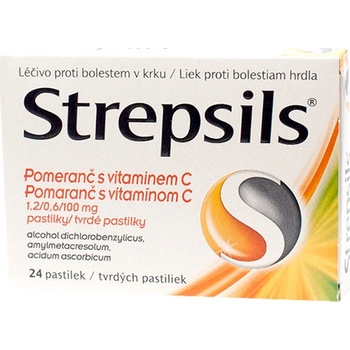 Strepsils Pomaranč s Vitamínom C pas.ord.24