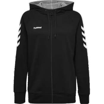 Hummel Суитшърт с качулка Hummel GO COTTON ZIP HOODIE WOMAN 204232-200 Размер XS