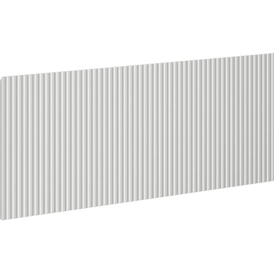 Rivel преден панел рифлован за корпус на шкаф за баня 100 x 43, 5 см, сив мат - 91A20-1000-470-1-62 (91A20-1000-470-1-62)