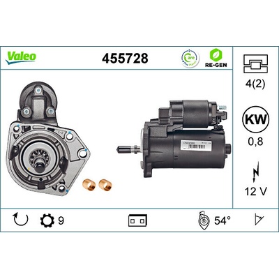 Štartér VALEO 455728