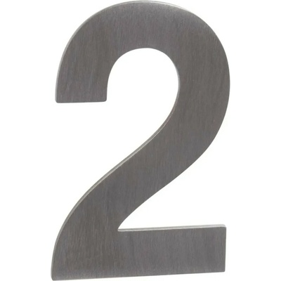 Walteco Domové číslo ""2"" nerez samolepiaci, 50 mm
