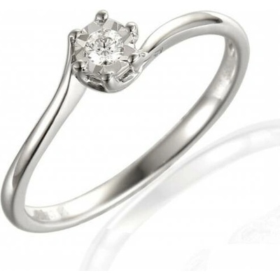 Gems Zásnubní prsten Hester bílé zlato s briliantem 585 38 1 1315.1B00.0.52.HSI.000