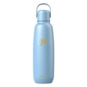 SodaStream Fizz & Go Stainless Steel Soda Bottle 0.9L Double Wall Insulated Thermos Bottle Keeps Hot & Cold for Carbonated Drinks Compatible with DUO, TERRA, ART, ENSO & More, Ice Blue - 1062416440