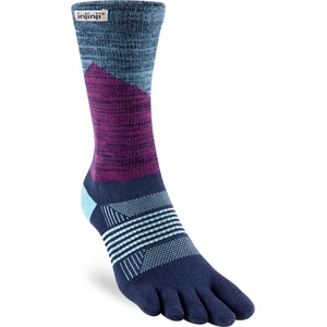 Injinji Дамски чорапи за бягане Injinji Women's Trail Midweight Crew Walking socks - Twilight - размер 40, 5-44, 5 (EU) (201-3760-0812)