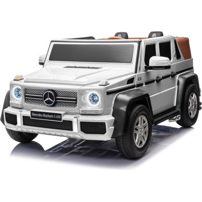 Mamido Mercedes Benz MAYBACH G650 Strong Elektrické autíčko biela