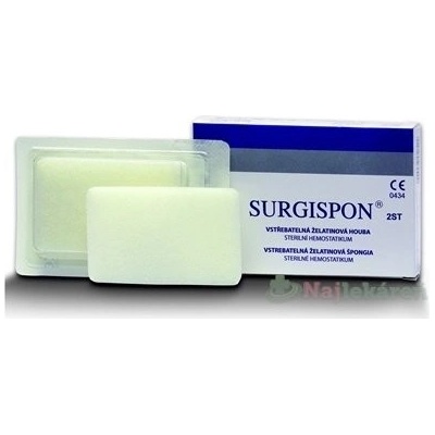 SURGISPON Standard, 80 x 50 x 10 mm 2 ks