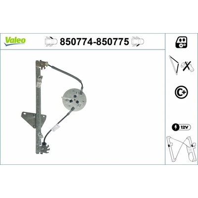 Zvedací zařízení oken VALEO 850774
