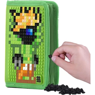 PIXIE CREW Несесер Pixie Crew Green/Brown без съдържание