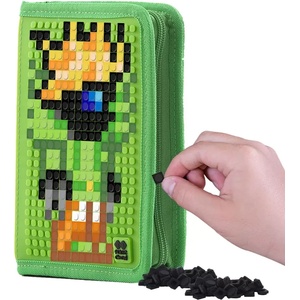 PIXIE CREW Несесер Pixie Crew Green/Brown без съдържание