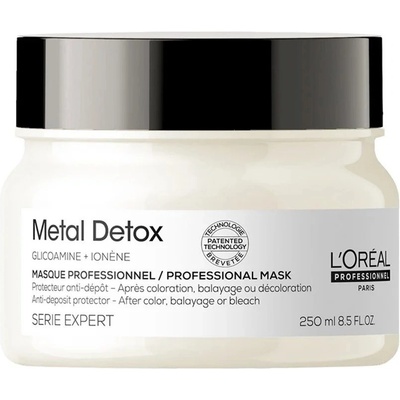 L'Oréal LOreal Professionnel Serie Expert Metal Detox Glicoamine + Ionene крем-маска за коса защита против отлагания 250 мл
