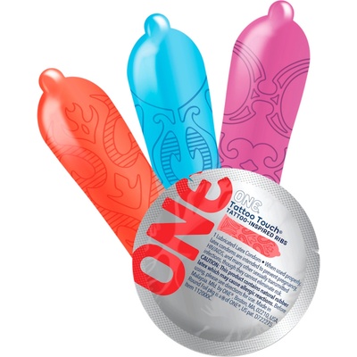 ONE Tattoo Touch - презервативи с татуировки (12 бр)