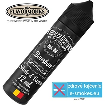 Flavormonks Tobacco Bastards No.09 Bourbon shake&vape 12ml