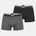 Boss Боксерки Boss Mens BOSS Bodywear 2 Pack Logo Waistband Boxers - Black/Grey 970
