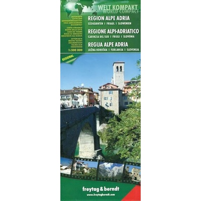 Region Alpe Adria Trojmezí-Korutany Friulsko Slovinsko 1:200T automapa