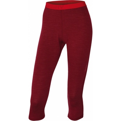 Husky Merino dámské 3/4 kalhoty tm. cihlová – Zboží Dáma