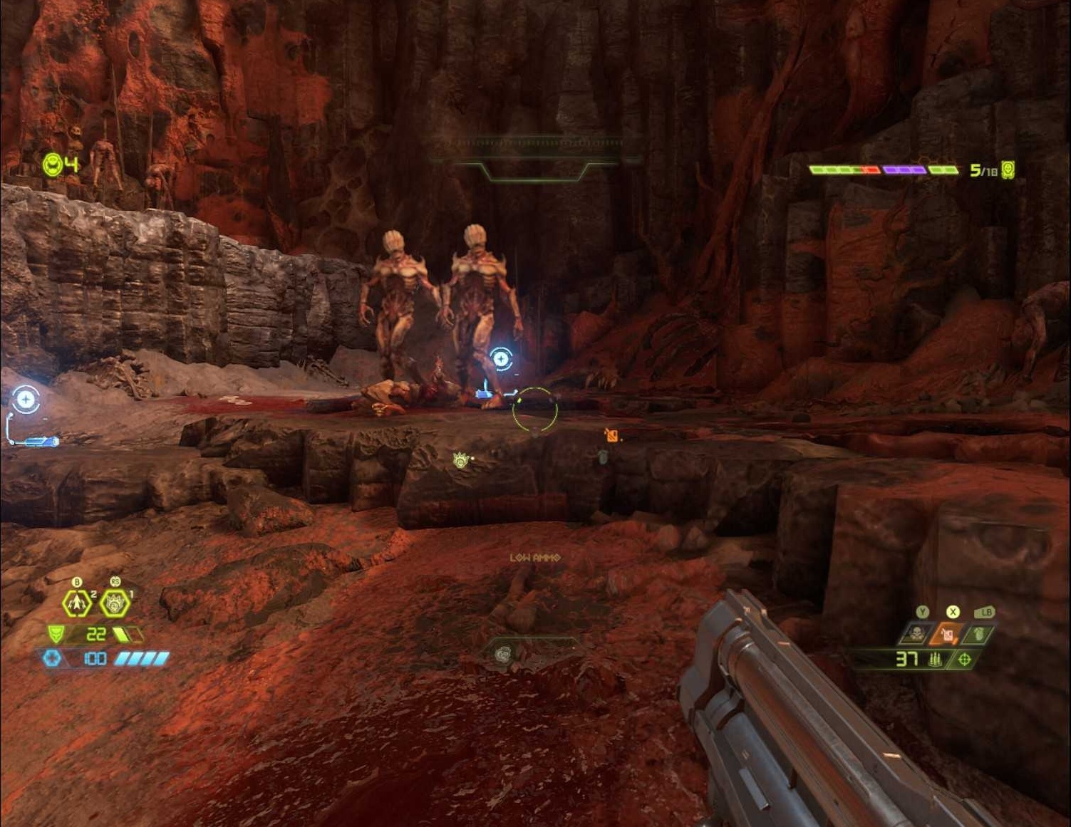 Screenshot Doom Eternal Lenovo LEGION Go S Screenshot Doom Eternal na konzole Lenovo LEGION Go S