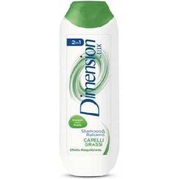Dimension by Lux 2in1 šampón a kondicionér 2 v1 pre mastné vlasy 250 ml