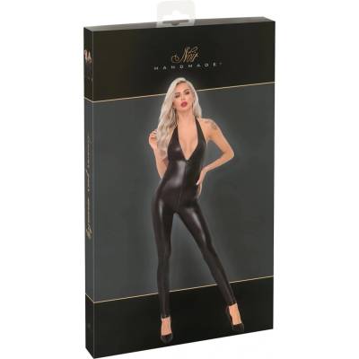 Noir Handmade Jumpsuit Power Wet Look 2730650 Black