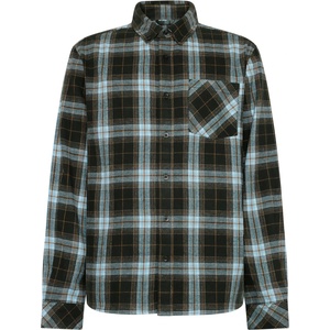 KnowledgeCotton Apparel Мъжка риза с копчета KnowledgeCotton Apparel Regular Fit Checkered Shirt - Green Check - размер XXL (033-2928-0215)