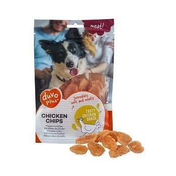 Duvoplus Duvo Soft chicken slices for dogs - Вкусно лакомство награди за кучета, меки хапки с пилешко месо, 80 гр