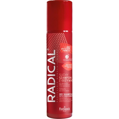 Farmona Radical Hair Loss suchý šampon a kondicionér v jednom pro poškozené a vypadávající vlasy 180 ml