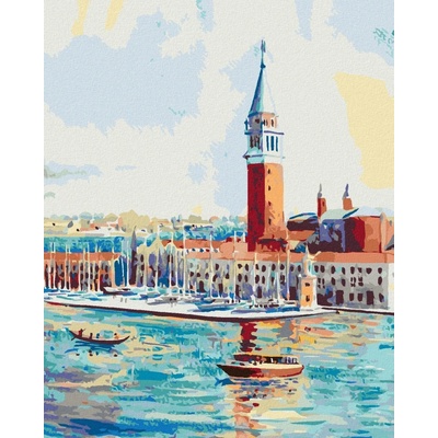 zuty Malování Podle Čísel Ostrov San Giorgio V Benátkách 80 x 100 Cm Plátno Rám