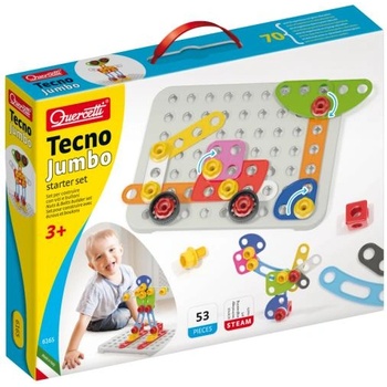Quercetti Tecno Jumbo Starter Set - конструктивен комплект - 53 бр (QUE_06165)