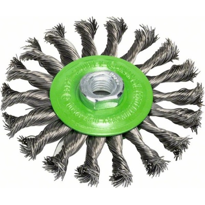 Bosch Accessories Wire wheel, stainless 115 mm, 0,5 mm, 12500 U/ min, 14 2608622106 1 ks