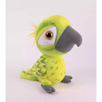 QX Плюшена фигурка зелено папагалче - 23 см (841006)