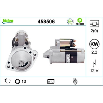 VALEO Štartér 458506