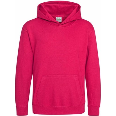 Just Hoods Kids Hoodie Color Hot Pink