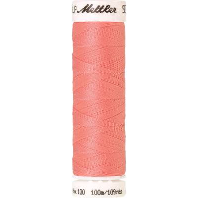 Nitě SERALON 100m na univerzální šití, polyester AMANN Mettler - více barev 6677: 0076 lososová