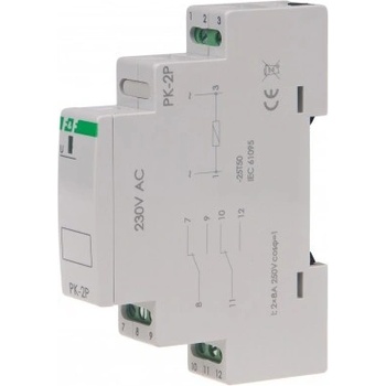 Relé F&F 230 V IP20 16 A