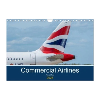 Calvendo Commercial Airlines (Wall Calendar 2026 DIN A4 landscape), CALVENDO 12 Month Wall Calendar | Calvendo, Craig Russell