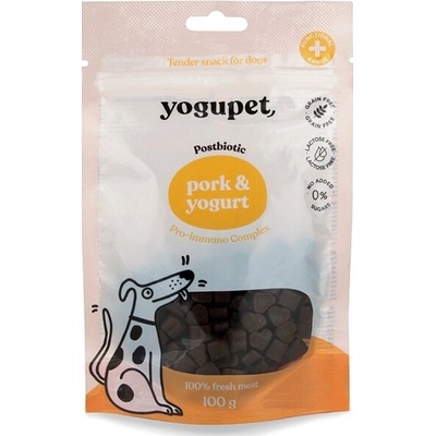Yogupet Snack pre psov s bravčovým mäsom a jogurtom 100 g