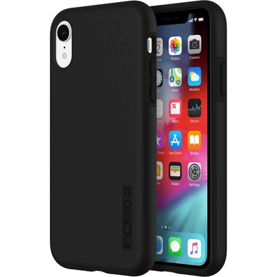 Incipio DualPro Case - удароустойчив хибриден кейс за iPhone XR (черен)