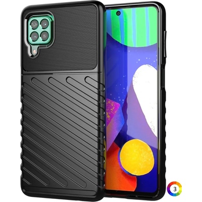 Samsung Galaxy M62/F62 Удароустойчив Twill Texture Калъф и Протектор