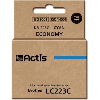 Compatible KB-223C ink (replacement for Brother LC223C; Standard; 10 ml; cyan) (KB-223C)