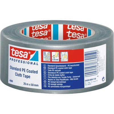 Tesa Páska textilní gaffer 25 m x 50 mm stříbrná 4688