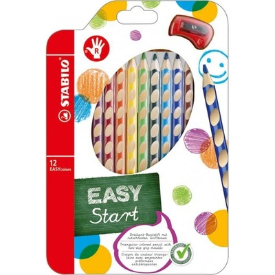 Pastelky STABILO EASYcolors Pravák sada 12 ks