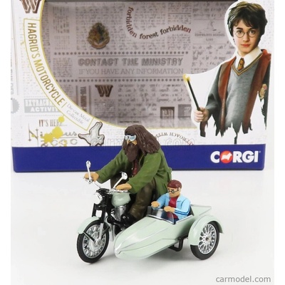 Corgi Motorcycle Hagrid's Sidecar Harry Potter Movie Velmi Světle Zelená 1:36