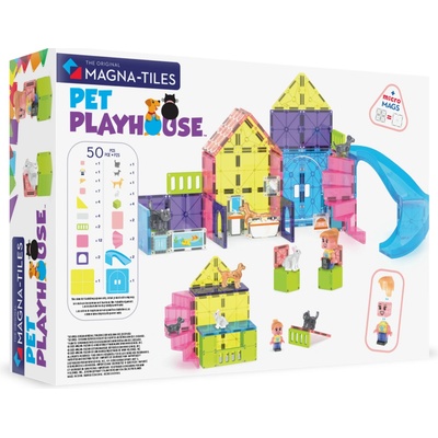 Magna-Tiles Magnetická stavebnica Pet Playhouse 50 ks