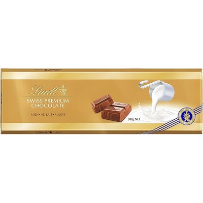 Lindt Gold Bar Premium Swiss Milk Chocolate 300гр