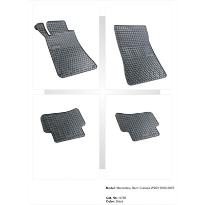 FroGum Гумени стелки Frogum за Mercedes C класа W203 2000-2007 г (pa 0785-51267)