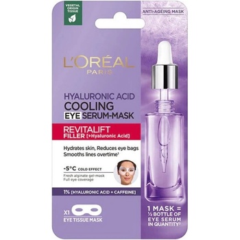 L'Oréal Revitalift Filler textilná očná maska 13 g