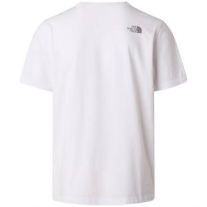 The North Face M Mountain Line Regular Short Sleeve Tee-Graphic Размер: XXL / Цвят: бял