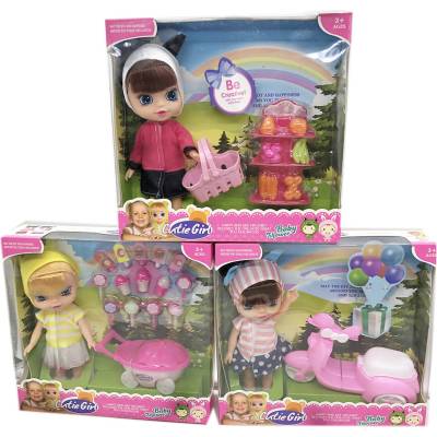 Armtoys КУКЛА С КАЧУЛКА И ПРЕВОЗНО СРЕДСТВО 3 ВИДА