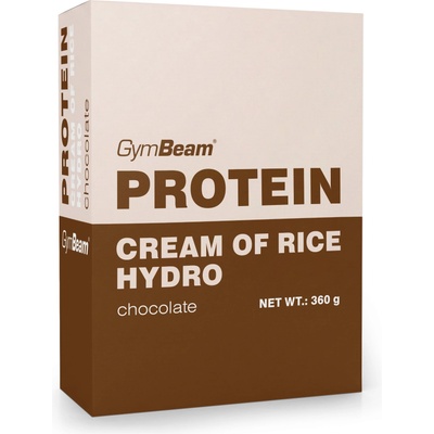 GymBeam Протеинова оризова каша (хидро) 360 g шоколад